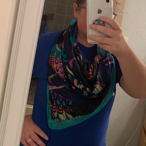 Vibrant colors Square scarf